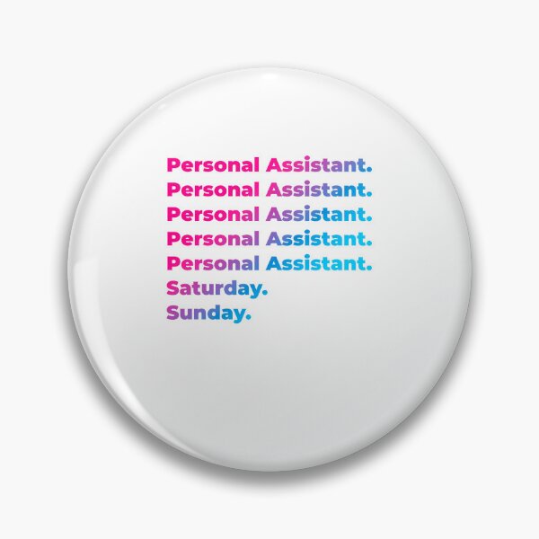 Item preview, Personal Assistant work week designed and sold by SVPOD.