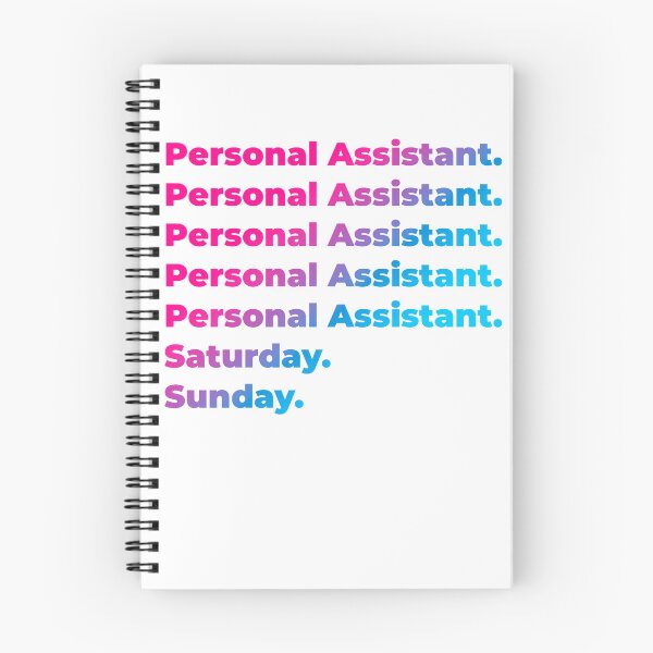 Item preview, Personal Assistant work week designed and sold by SVPOD.