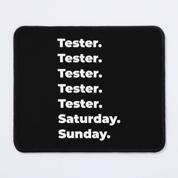 Item preview, Tester saturday and sunday designed and sold by SVPOD.