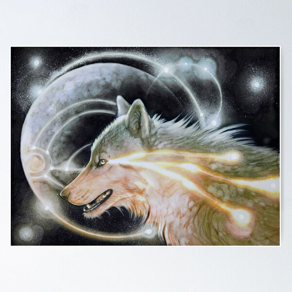  Therian Spirit Notebook: Wolf Mask Lined Journal
