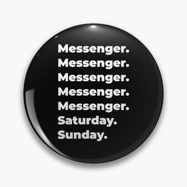 Item preview, Messenger saturday and sunday designed and sold by SVPOD.