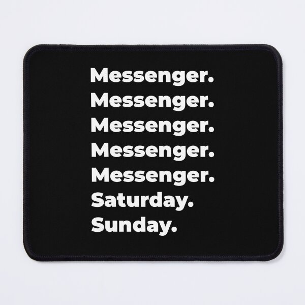 Item preview, Messenger saturday and sunday designed and sold by SVPOD.