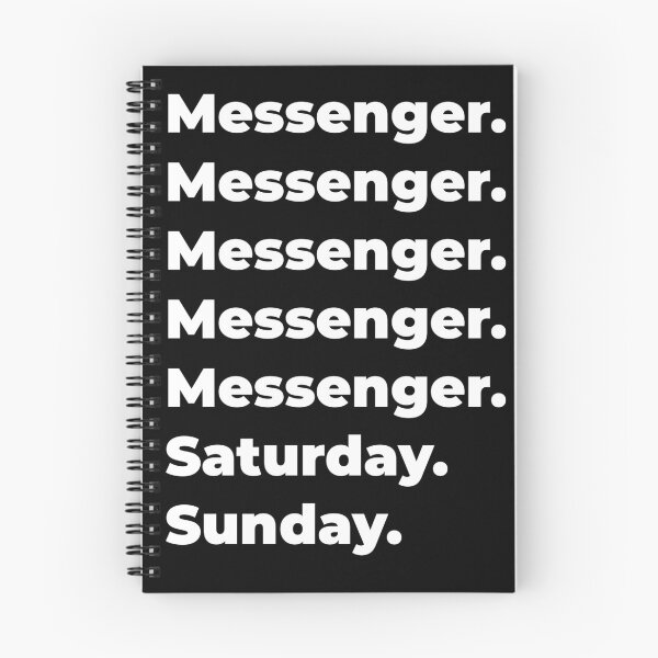 Item preview, Messenger saturday and sunday designed and sold by SVPOD.