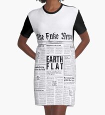 The Fake News Vol. 1, No. 1 Graphic T-Shirt Dress