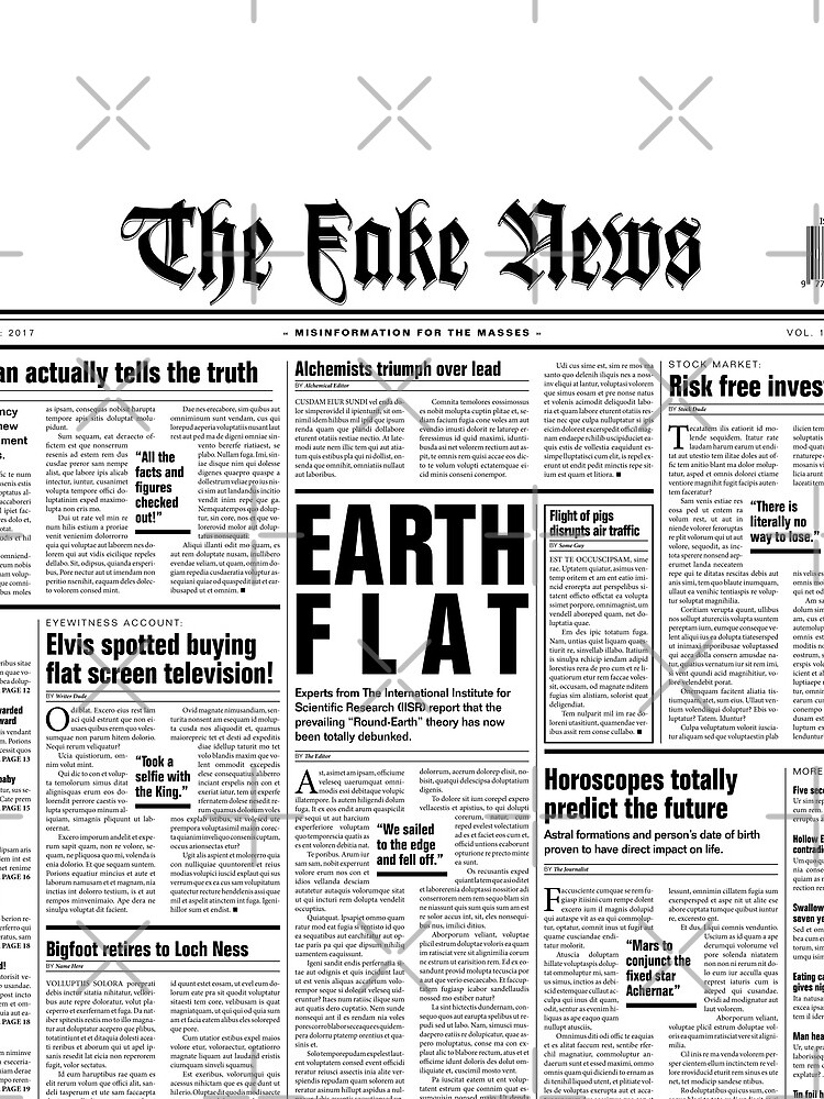 The Fake News Vol. 1, No. 1 by GrandeDuc