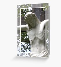 Jesus Hanging on the Cross Greeting Card