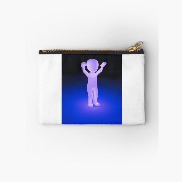 Item preview, Purple Neon figures of a Happy Man design designed and sold by Dven-Clothes.