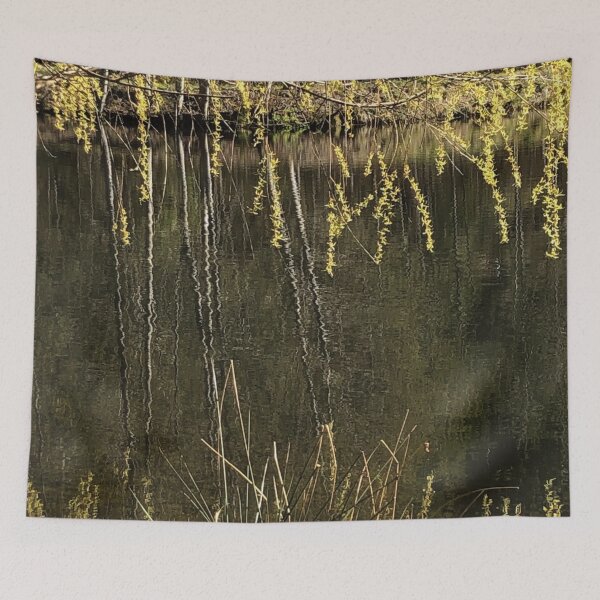 Item preview, Pond Reflection on Nelder’s Pond, Gabriola Island, BC designed and sold by drumweaver.