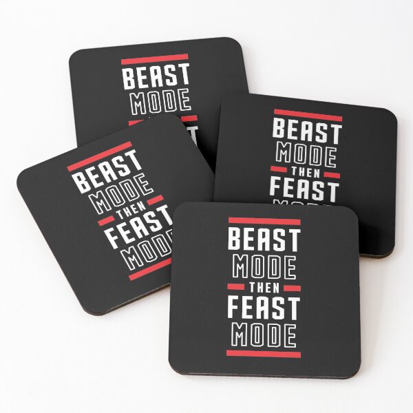 Item preview, Beast Mode Then Feast Mode designed and sold by Brogress Project.