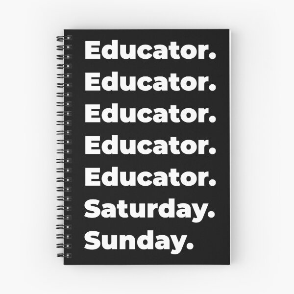 Item preview, Educator saturday and sunday designed and sold by SVPOD.