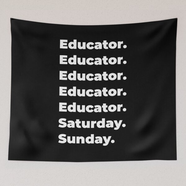 Item preview, Educator saturday and sunday designed and sold by SVPOD.