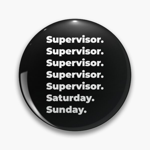 Item preview, Supervisor saturday and sunday designed and sold by SVPOD.