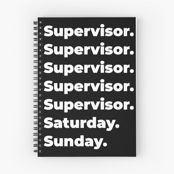 Item preview, Supervisor saturday and sunday designed and sold by SVPOD.