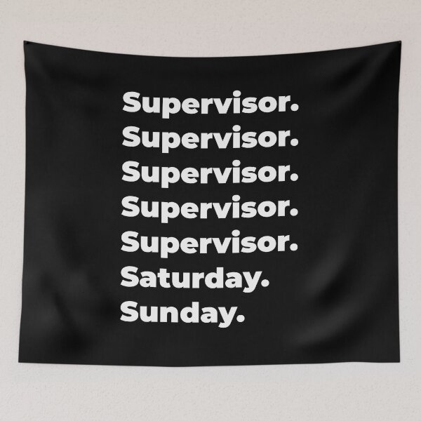Item preview, Supervisor saturday and sunday designed and sold by SVPOD.