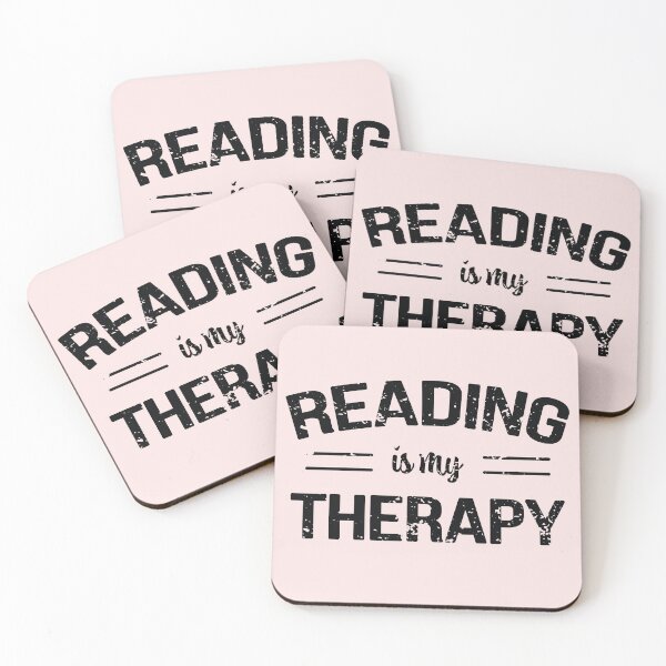 Item preview, Reading Is My Therapy, Funny Design For Reading Lover designed and sold by LOGPRO.