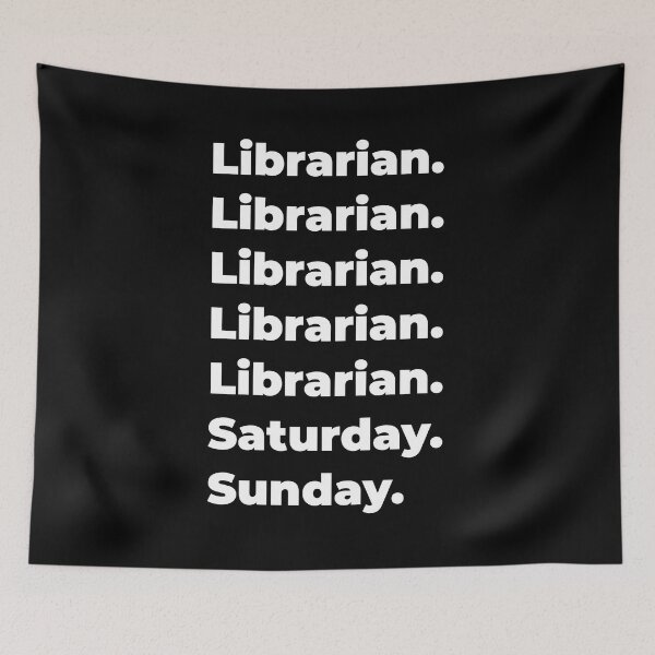 Item preview, Librarian saturday and sunday designed and sold by SVPOD.