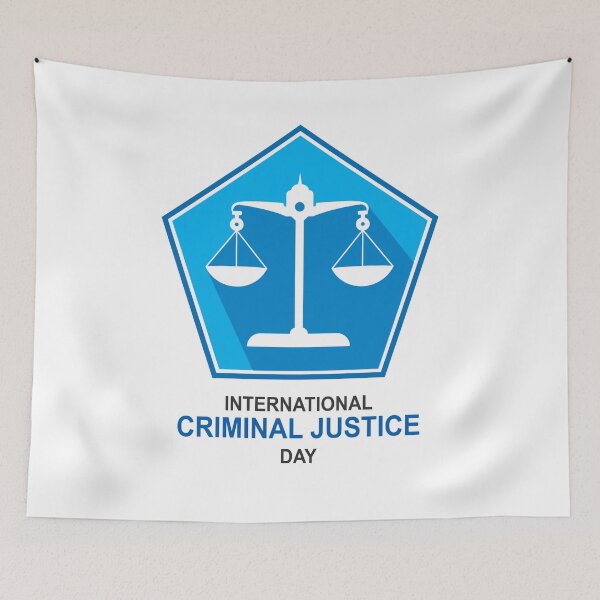 Item preview, International Criminal Justice Day designed and sold by Fine Art California.