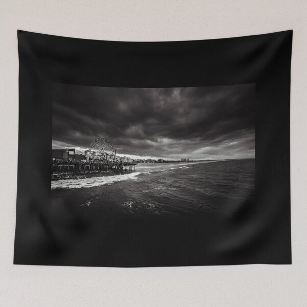 Item preview, Dramatic sky at Santa Monica Pier designed and sold by Tess Stephansdotter Björk.