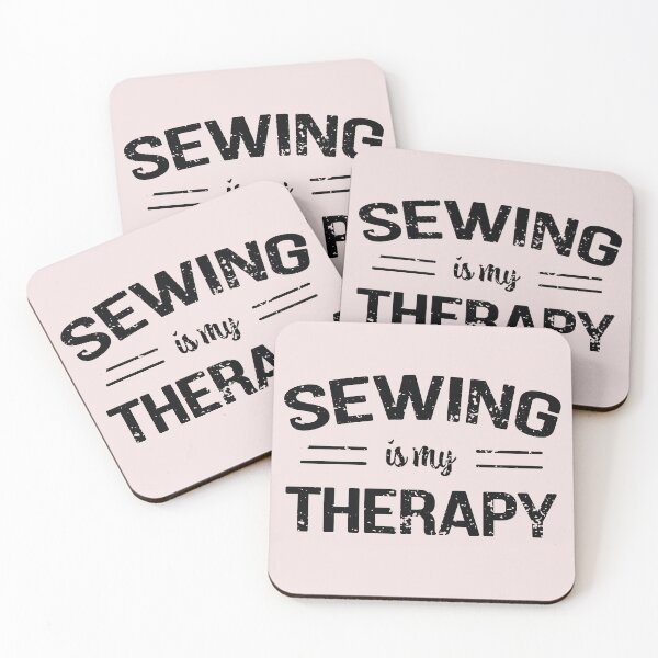 Item preview, Sewing Is My Therapy, Funny Design For Sewing Lover designed and sold by LOGPRO.
