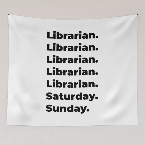 Item preview, Librarian funny workweek designed and sold by SVPOD.