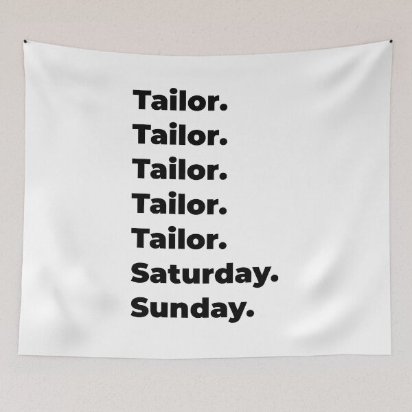Item preview, Tailor funny workweek designed and sold by SVPOD.