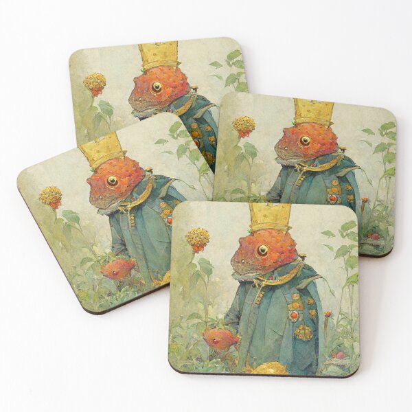 Item preview, Fantasy Animal King Playing With His Underlings designed and sold by StudioVuoma.