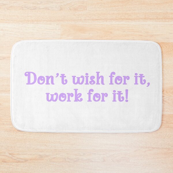 Item preview, Don't wish for it, work for it! designed and sold by Rexona-.