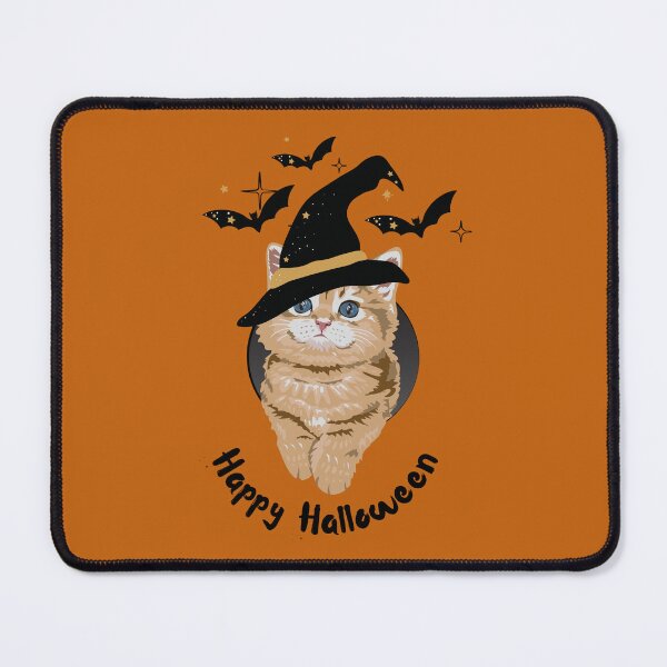 Item preview, Happy Halloween ginger kitten kitty cat designed and sold by forthecatssake.