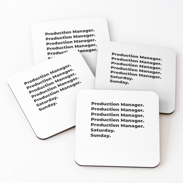 Item preview, Production Manager funny workweek designed and sold by SVPOD.