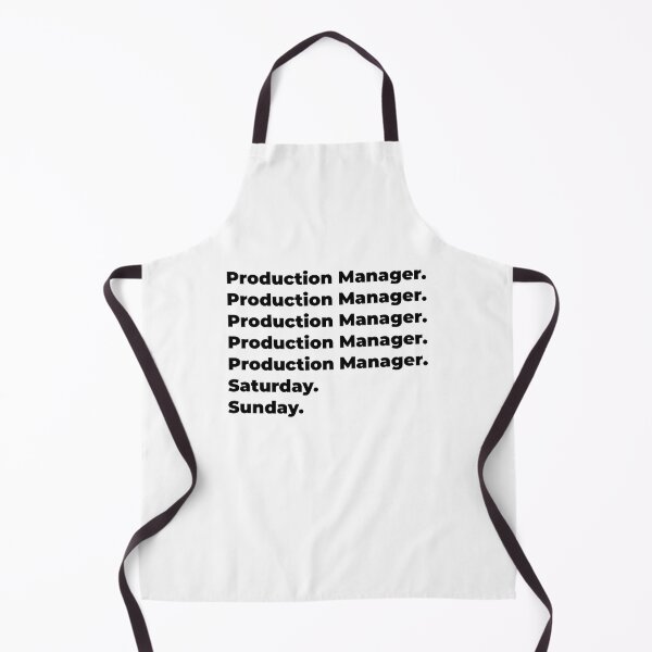 Item preview, Production Manager funny workweek designed and sold by SVPOD.