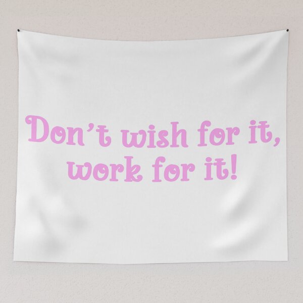 Item preview, Don't wish for it, work for it! designed and sold by Rexona-.