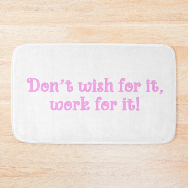 Item preview, Don't wish for it, work for it! designed and sold by Rexona-.