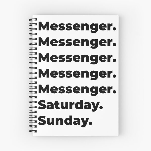 Item preview, Messenger funny workweek designed and sold by SVPOD.
