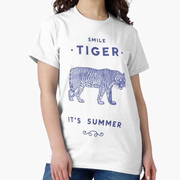 Vista previa del artículo con la obra «Smile Tiger es verano», diseñado y vendido por florentbodart.