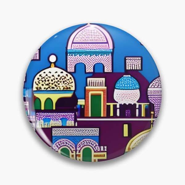 Item preview, Abstract Middle Eastern City designed and sold by IlluminatedPage.
