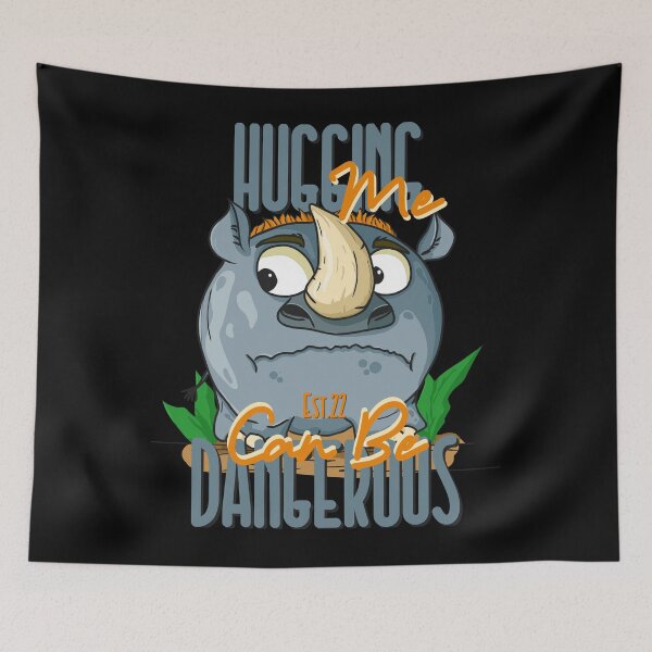 Item preview, HUGGING ME CAN BE DANGEROUS designed and sold by GAADesignz.