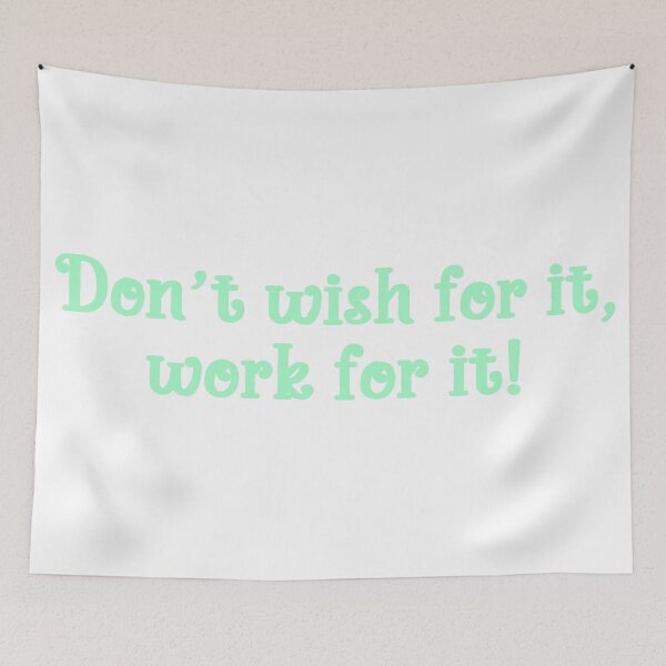 Item preview, Don't wish for it, work for it! designed and sold by Rexona-.