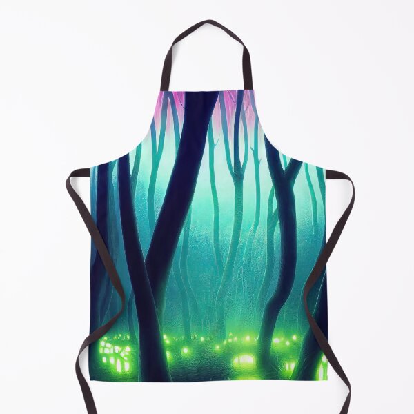 Item preview, Enchanted magical forest with neon light designed and sold by mrlongfield.