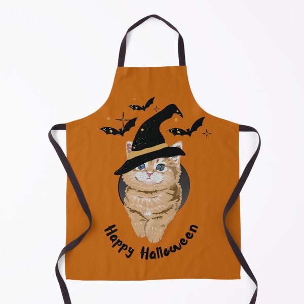 Item preview, Happy Halloween ginger kitten kitty cat designed and sold by forthecatssake.