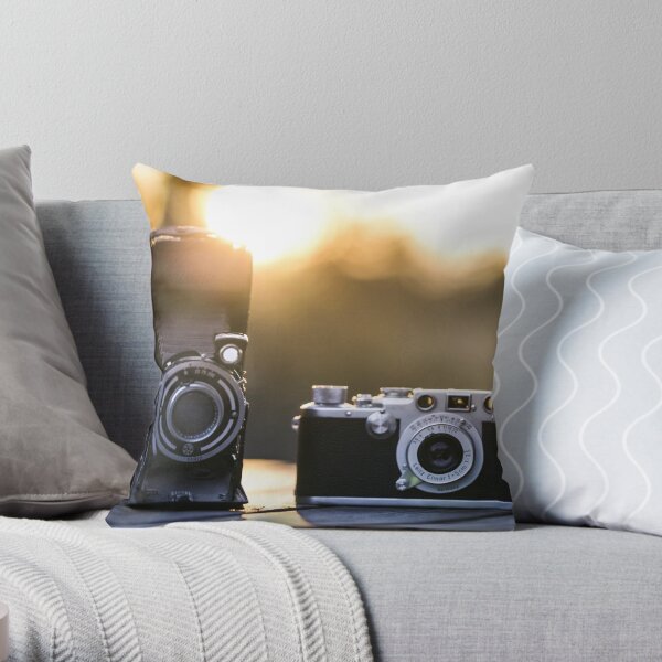 Eye of the photographer Throw Pillow