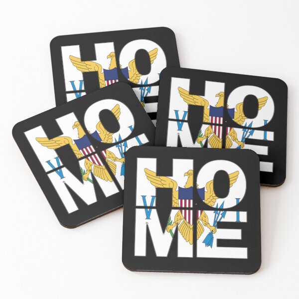 Item preview, U S Virgin Islands Flag Collection Spelling HOME - Soca Mode designed and sold by Soca-Mode.