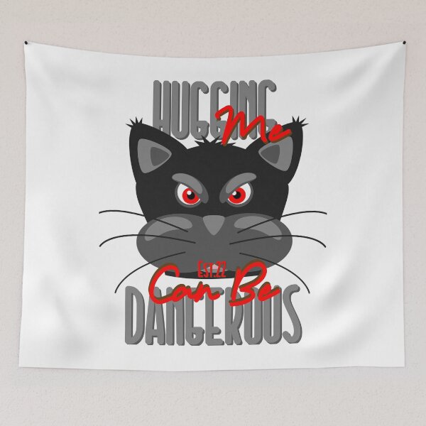 Item preview, HUGGING ME CAN BE DANGEROUS designed and sold by GAADesignz.