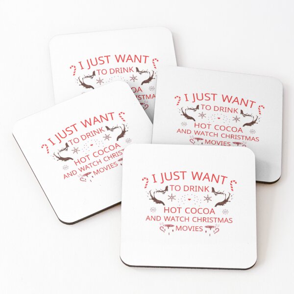 Item preview, Drink-Hot-Cocoa-Watch-Christmas-Movies-Funny-Cute- designed and sold by MA design art.