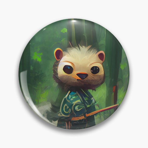 Item preview, Samurai Otter Warrion in Bamboo Forest designed and sold by StudioVuoma.