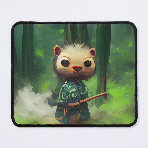 Item preview, Samurai Otter Warrion in Bamboo Forest designed and sold by StudioVuoma.