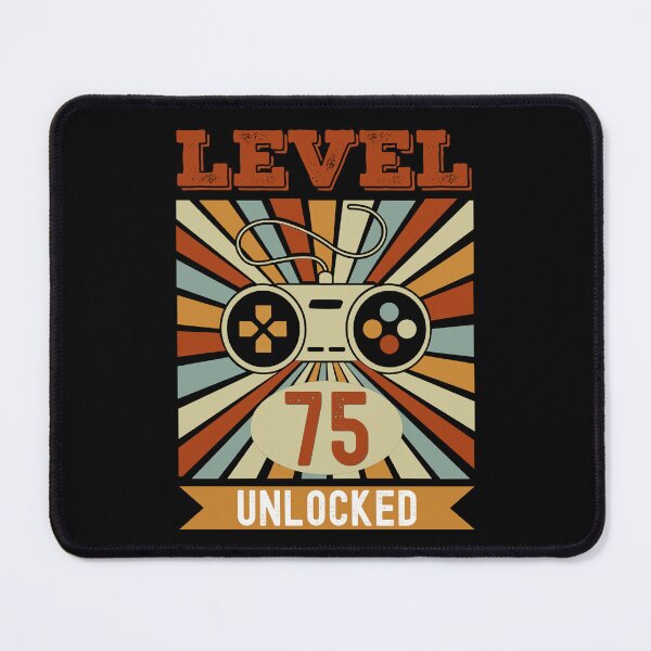 Item preview, Level 75 Unlocked Funny 75th Birthday designed and sold by Karry-Pat.