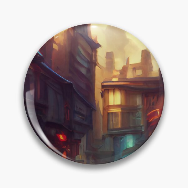 Item preview, Empty Streets of a Fantasy City designed and sold by StudioVuoma.