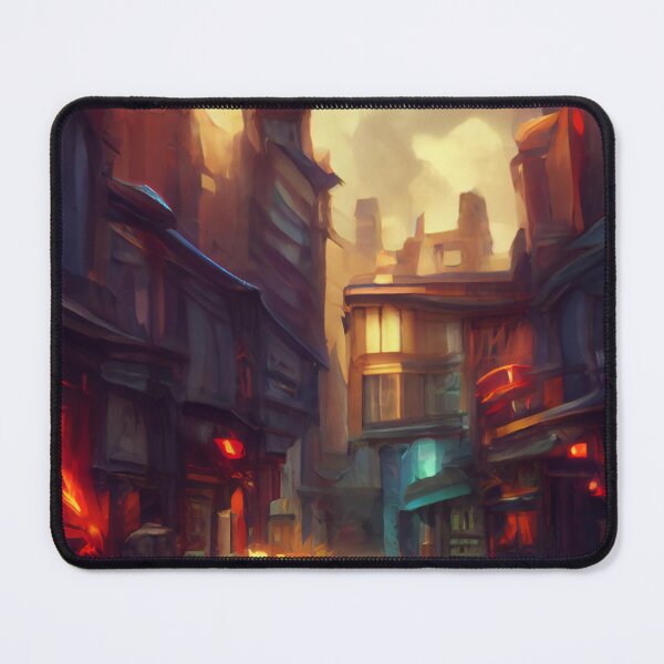 Item preview, Empty Streets of a Fantasy City designed and sold by StudioVuoma.