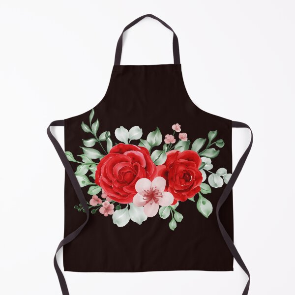Item preview, Red Flowers designed and sold by VintagePathway.