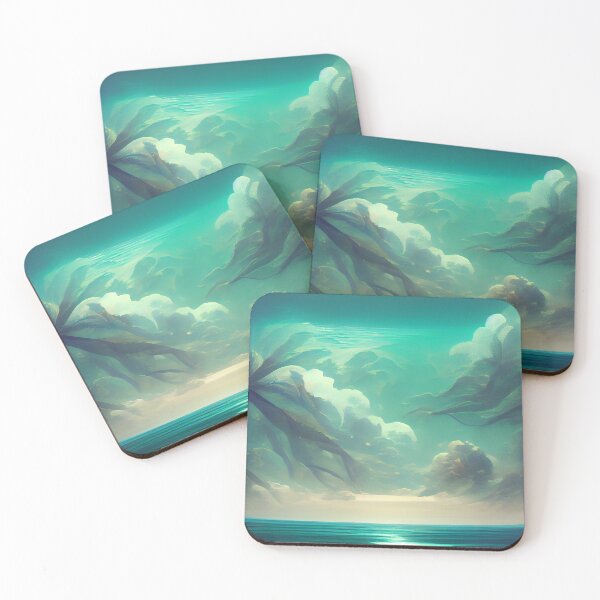 Item preview, Tranquil Sea with Alien Clouds Above designed and sold by StudioVuoma.